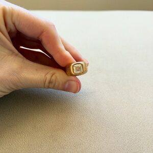 Chunky Ascher Cut Ring